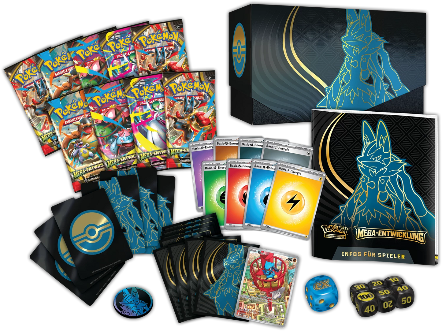 Pokémon: ME01 Mega-Entwicklung – Elite Trainer Box – Variante A – DE