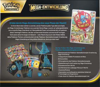 Pokémon: ME01 Mega-Entwicklung – Elite Trainer Box – Variante A – DE