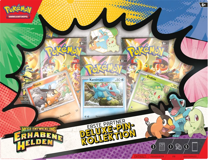 Pokémon: Erste Partner – ME02.5 – Deluxe Pin Collection – DE