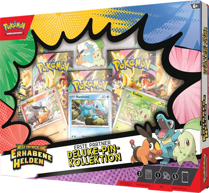 Pokémon: Erste Partner – ME02.5 – Deluxe Pin Collection – DE