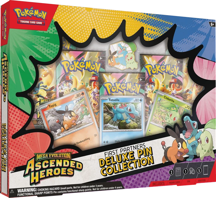 Pokémon: First Partners – ME02.5 – Deluxe Pin Collection – EN