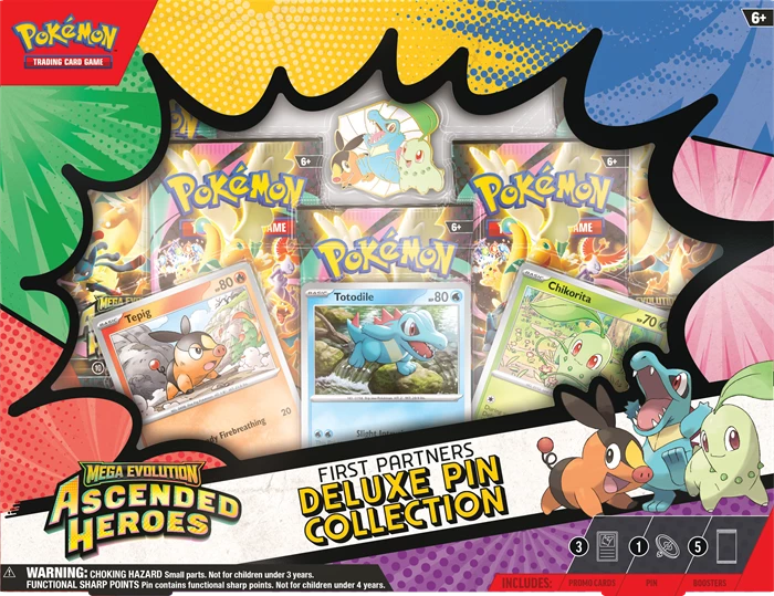 Pokémon: First Partners – ME02.5 – Deluxe Pin Collection – EN
