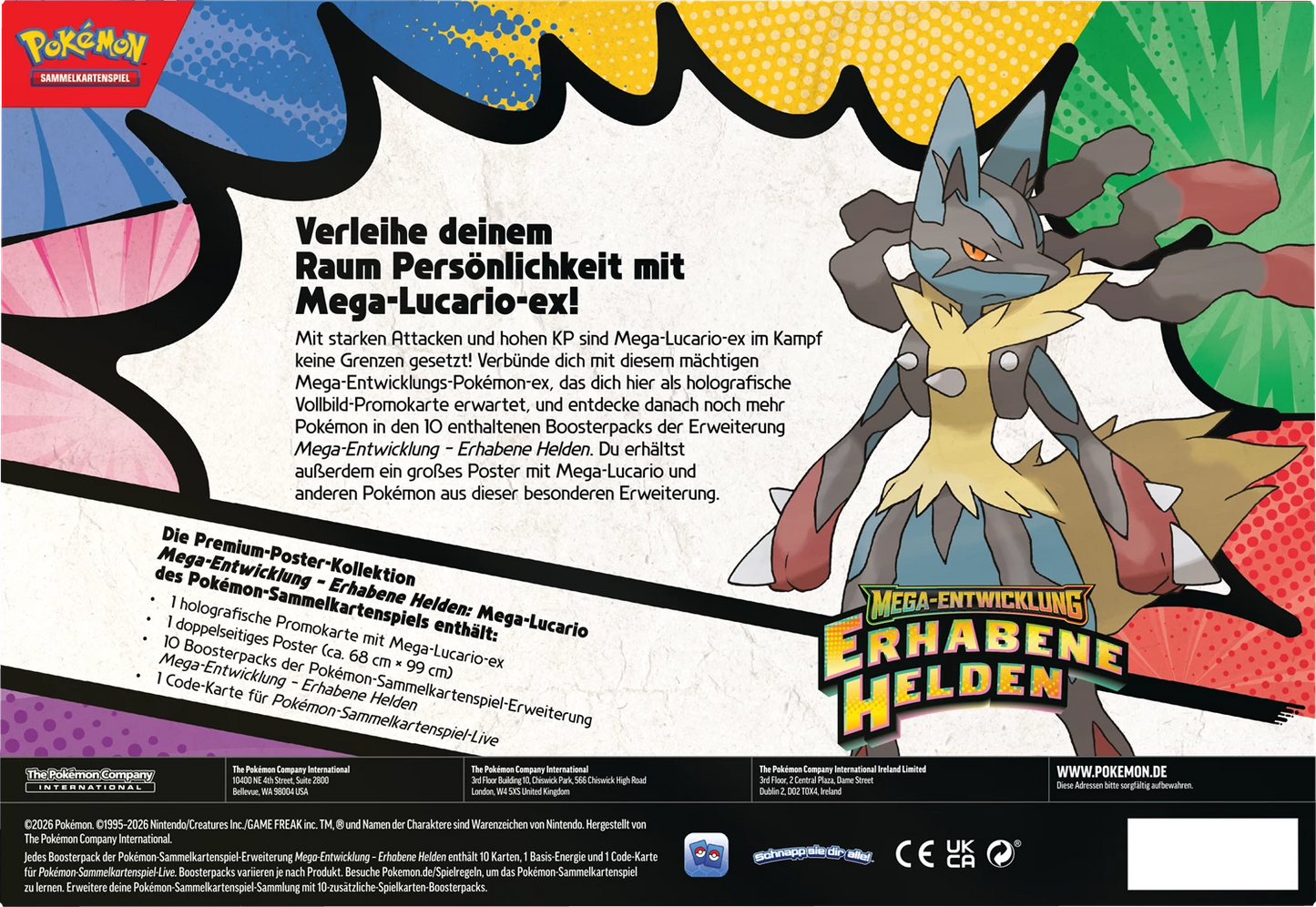 Pokémon: Erhabene Helden – ME02.5 – Premium Poster Collection – DE
