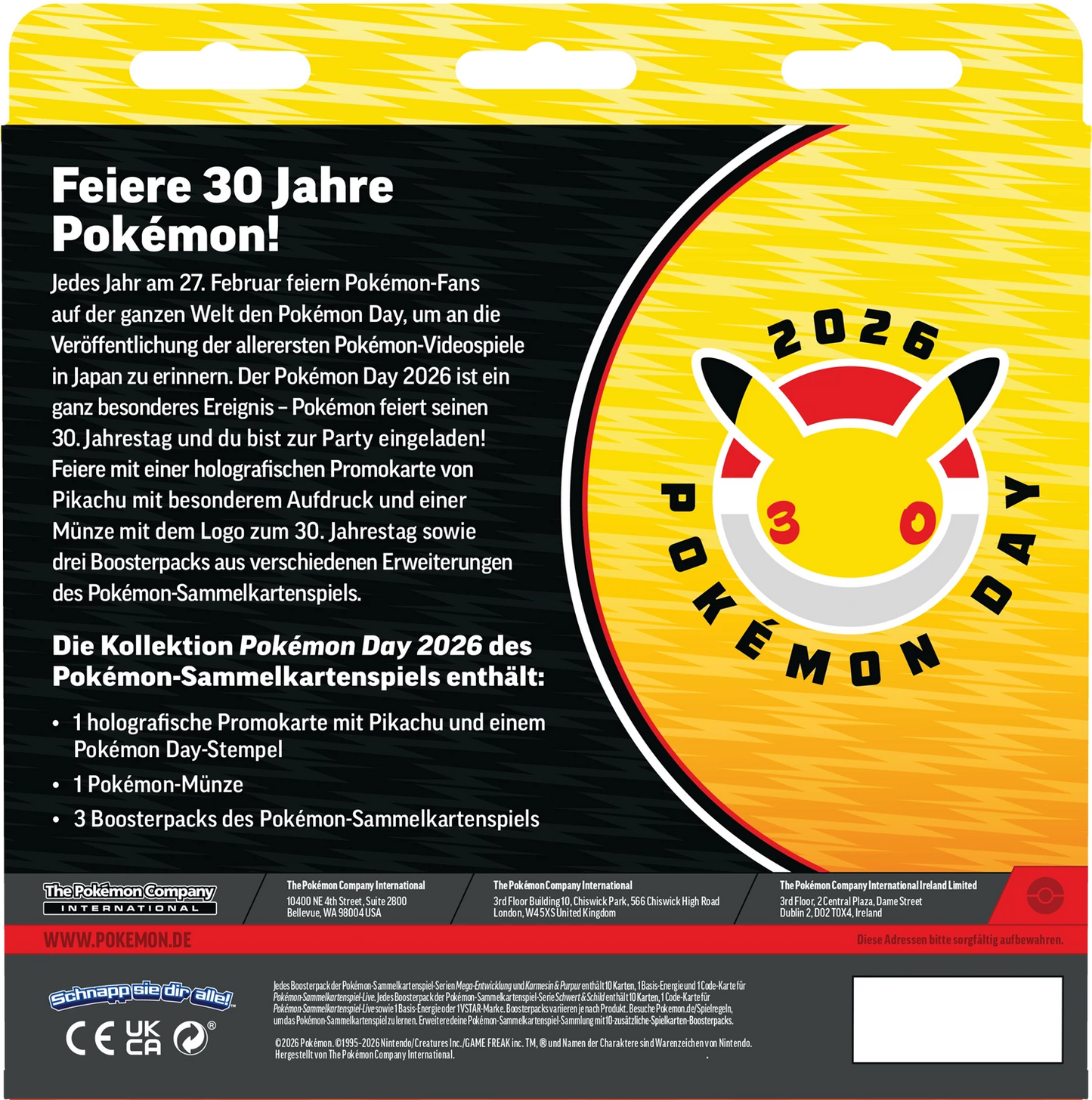 Pokémon: Pokémon Day 2026 Collection – DE