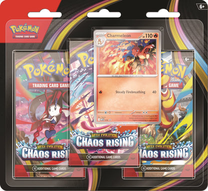 Pokémon: Chaos Rising – ME04 – Three Pack Blister – EN