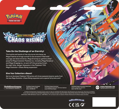 Pokémon: Chaos Rising – ME04 – Three Pack Blister – EN