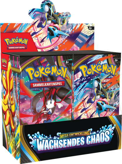 Pokémon: Wachsendes Chaos – ME04 – Booster Display – DE