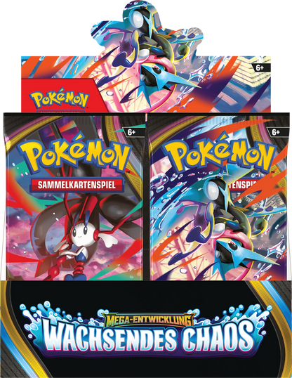 Pokémon: Wachsendes Chaos – ME04 – Booster Display – DE