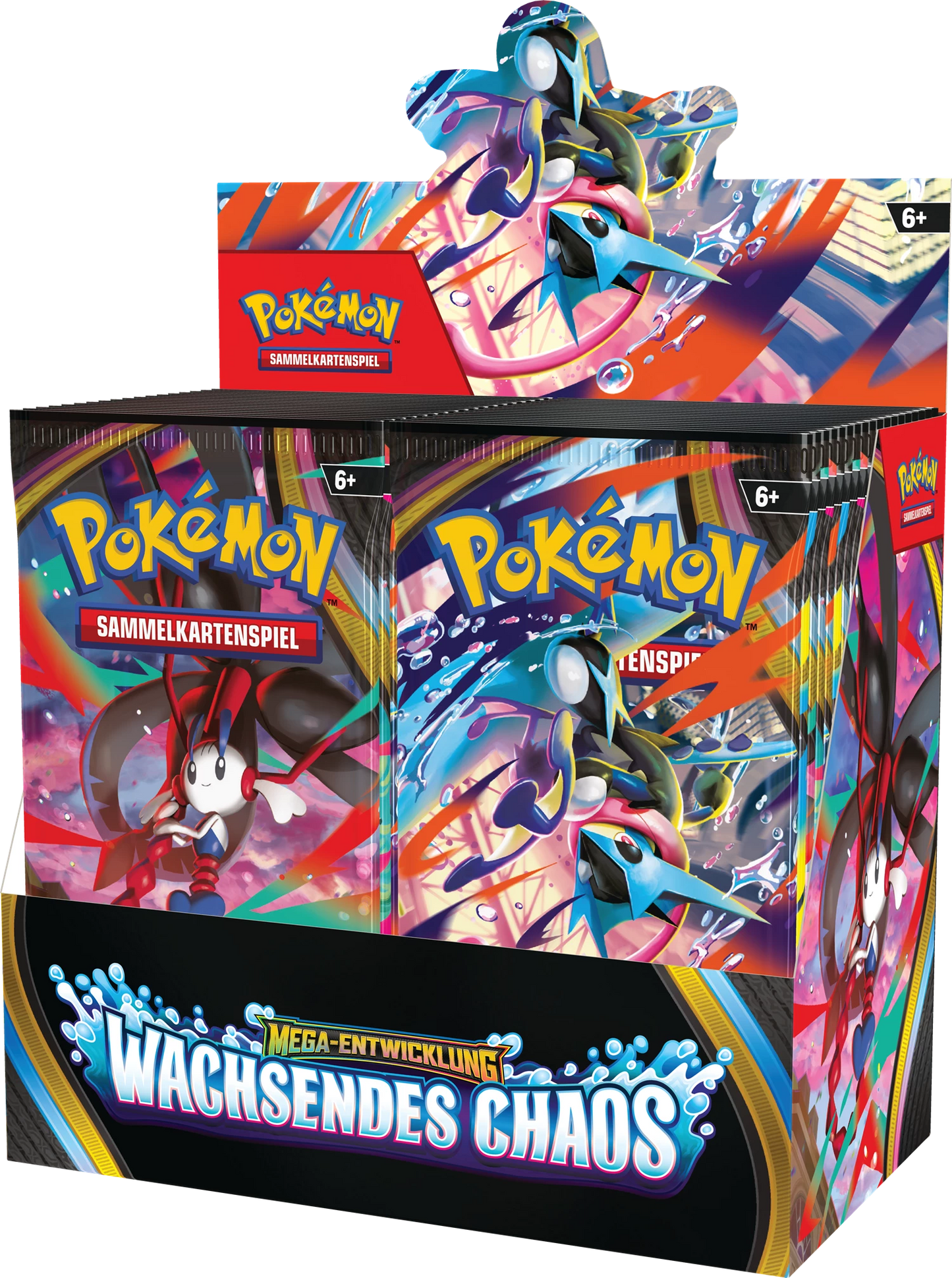 Pokémon: Wachsendes Chaos – ME04 – Booster Display – DE
