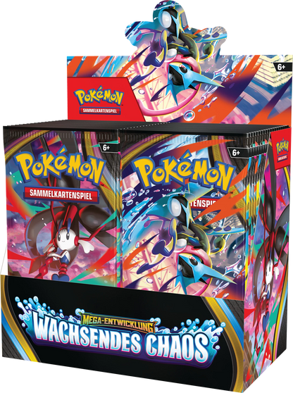 Pokémon: Wachsendes Chaos – ME04 – Booster Display – DE
