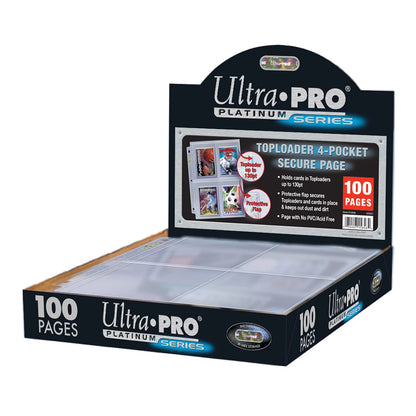Ultra Pro - Toploader Secure Page 4-Pocket