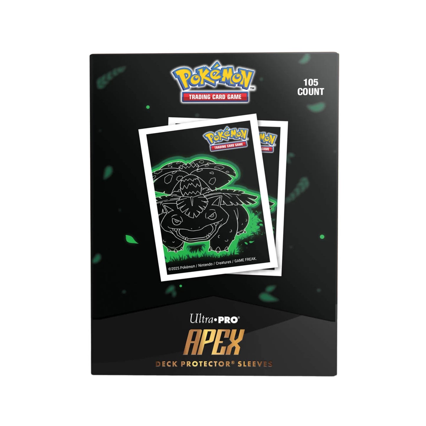 Pokémon: Deck Protector Sleeves – Venusaur APEX – Standardgröße (105 Stück)