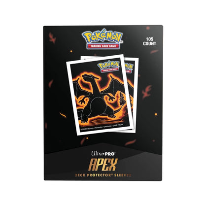 Pokémon: Deck Protector Sleeves – Charizard APEX – Standardgröße (105 Stück)