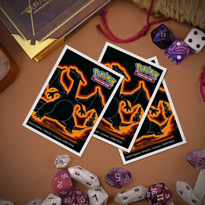 Pokémon: Deck Protector Sleeves – Charizard APEX – Standardgröße (105 Stück)