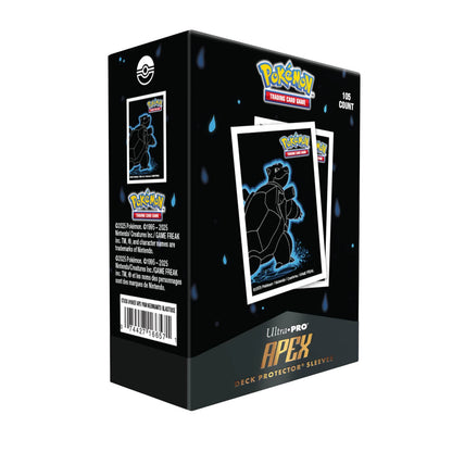 Pokémon: Deck Protector Sleeves – Blastoise APEX – Standardgröße (105 Stück)