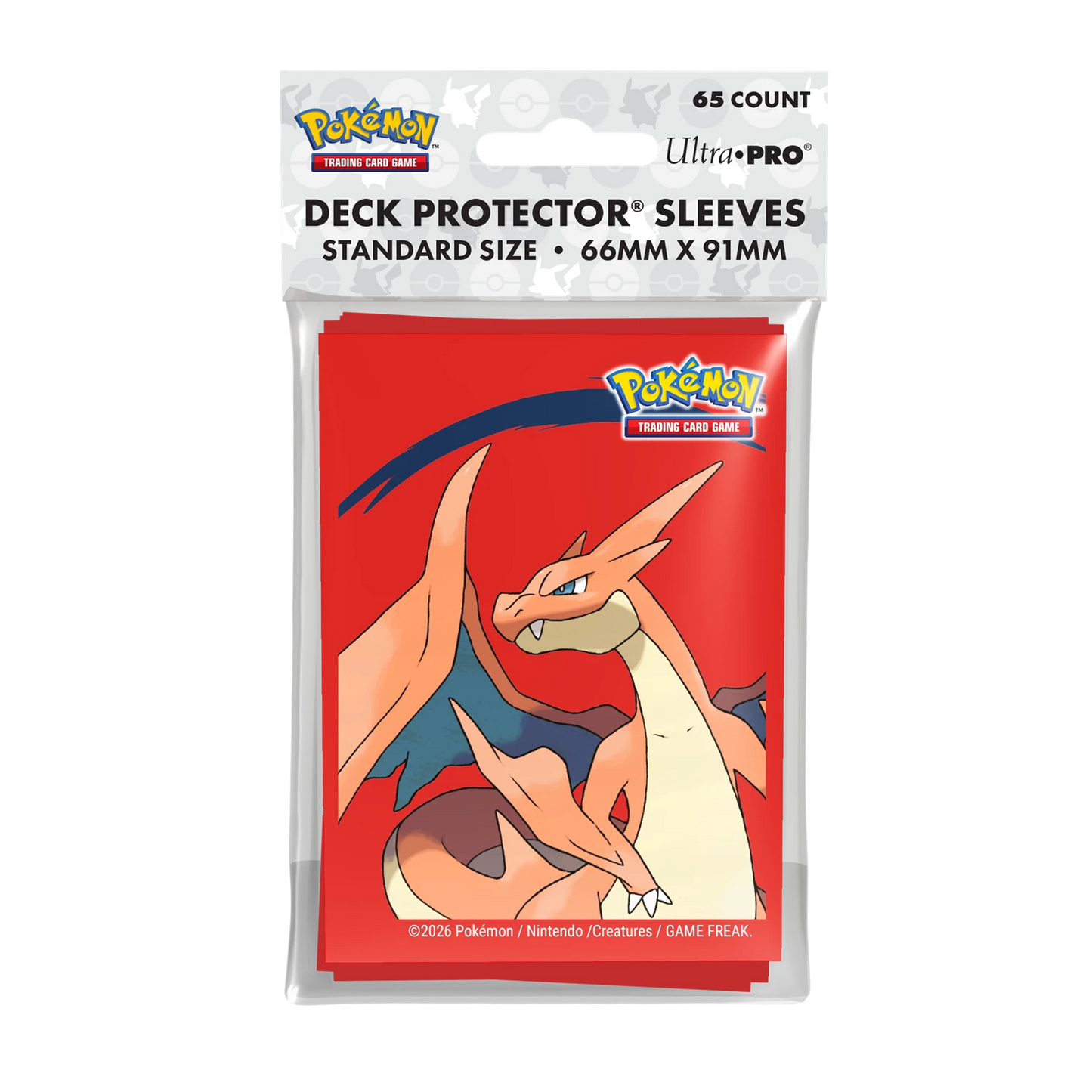 Pokémon: Deck Protector Sleeves – Mega Charizard Y – (65)