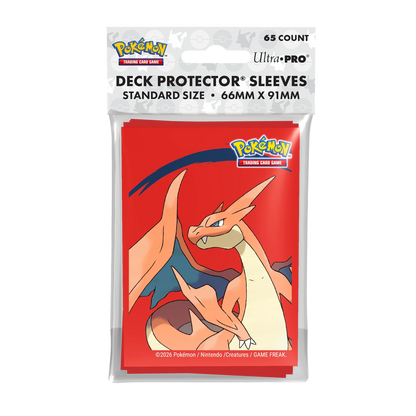 Pokémon: Deck Protector Sleeves – Mega Charizard Y – (65)