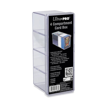 Ultra Pro: Aufbewahrungsbox – 4-Fächer – Transparent – 240 Karten