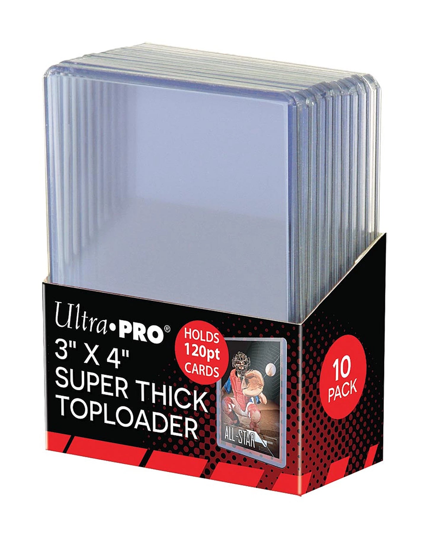 Toploader: Super Thick 120pt – (10 Stück)