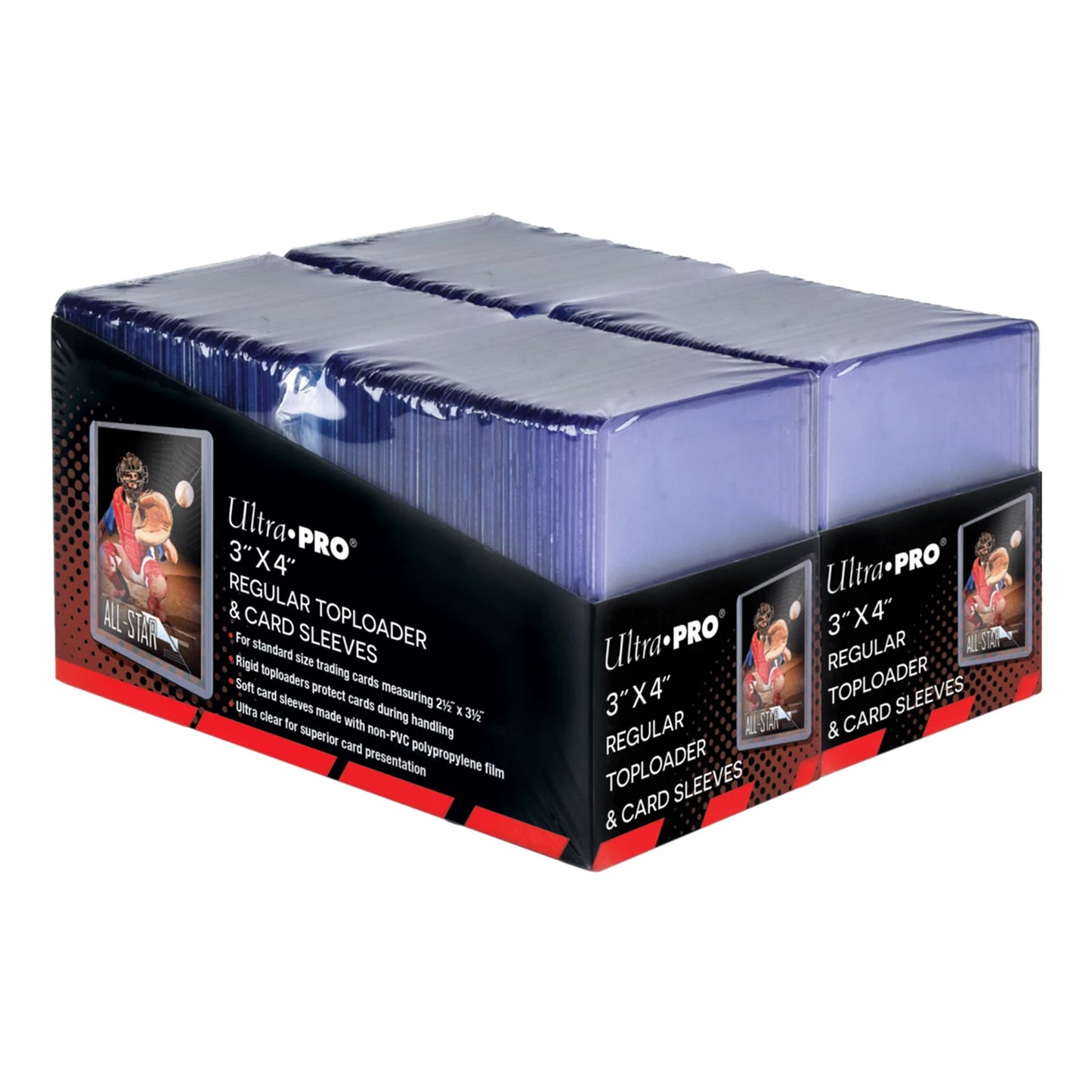 Ultra Pro: Toploader Regular 35pt & Soft Penny Sleeves – Bundle (200)