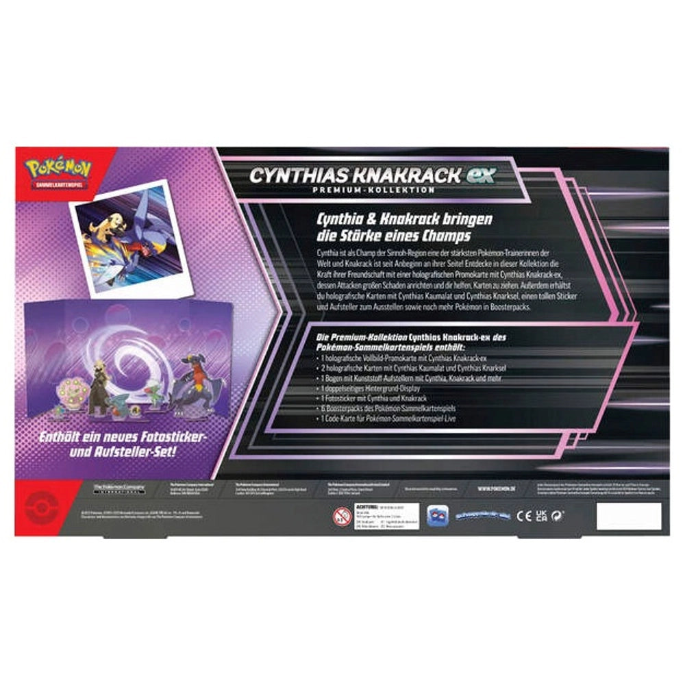 Pokémon: Cynthias Knakrack-ex – Premium Kollektion – DE