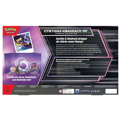 Pokémon: Cynthias Knakrack-ex – Premium Kollektion – DE