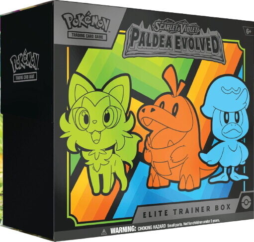 Pokémon - Elite Trainer Box - Karmesin & Purpur - Entwicklung in Paldea - EN