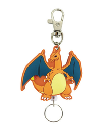 Pokémon: Schlüsselanhänger – Glurak – Rubber Reel