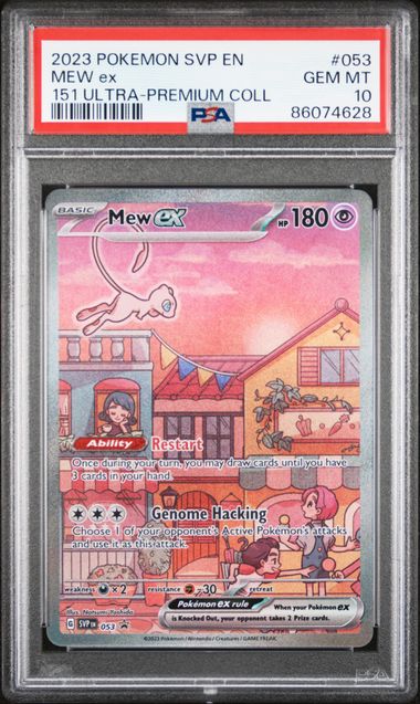 Graded Card: Mew ex #053 (2023) - PSA 10 - EN