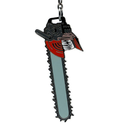 Chainsaw Man: Schlüsselanhänger – Chainsaw Man Kopf – Metall/PVC