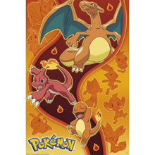 Pokémon: Poster – Typ Feuer – 91,5 × 61 cm