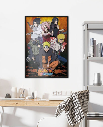 Naruto Shippuden: Poster – Gruppe Konoha – 91,5 × 61 cm