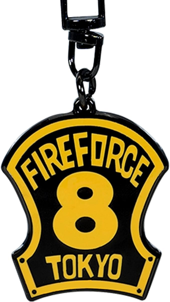 Fire Force: Schlüsselanhänger – Emblem Kompanie 8 – Metall