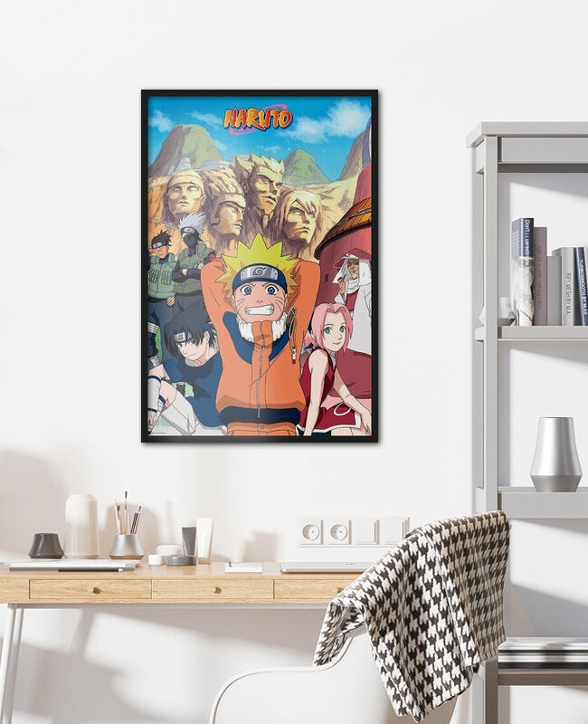 Naruto: Poster – Konoha Gruppe – 91,5 × 61 cm