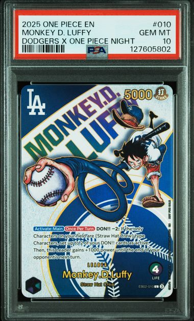Graded Card: Monkey D. Luffy #010 (2025) - PSA 10 - EN