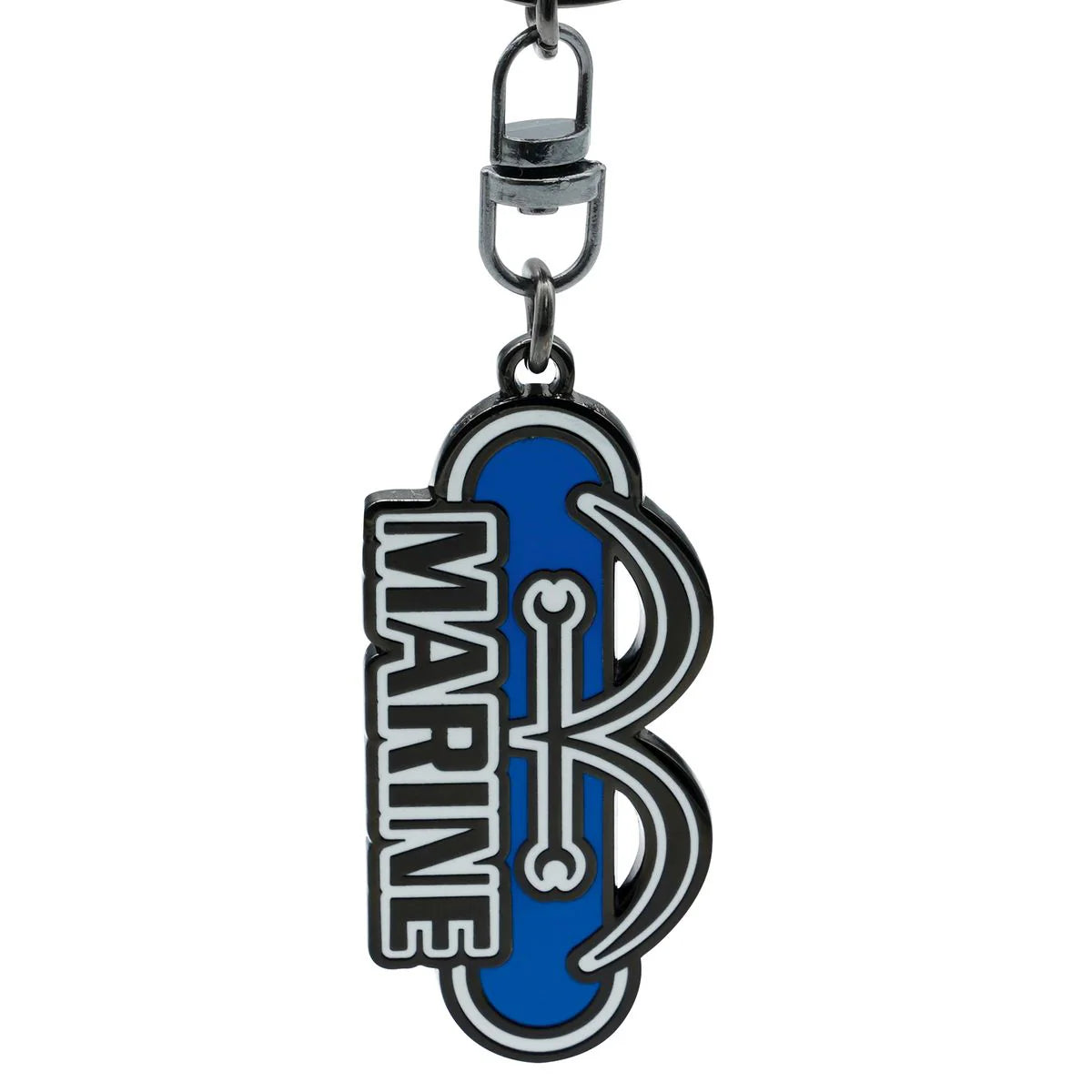 One Piece: Schlüsselanhänger – Marine-Logo – Metall