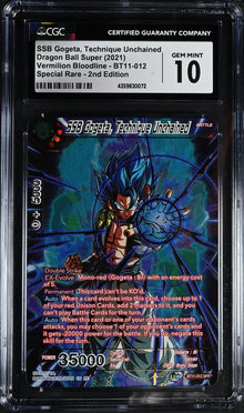 SBB Gogeta, Technique Unchained - CGC 10