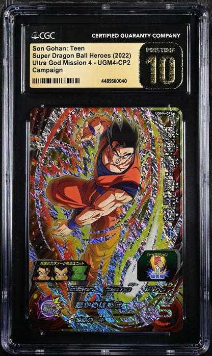Graded Card: Son Gohan: Teen #UGM4-CP2 (2022) - CGC Pristine 10 - JPN