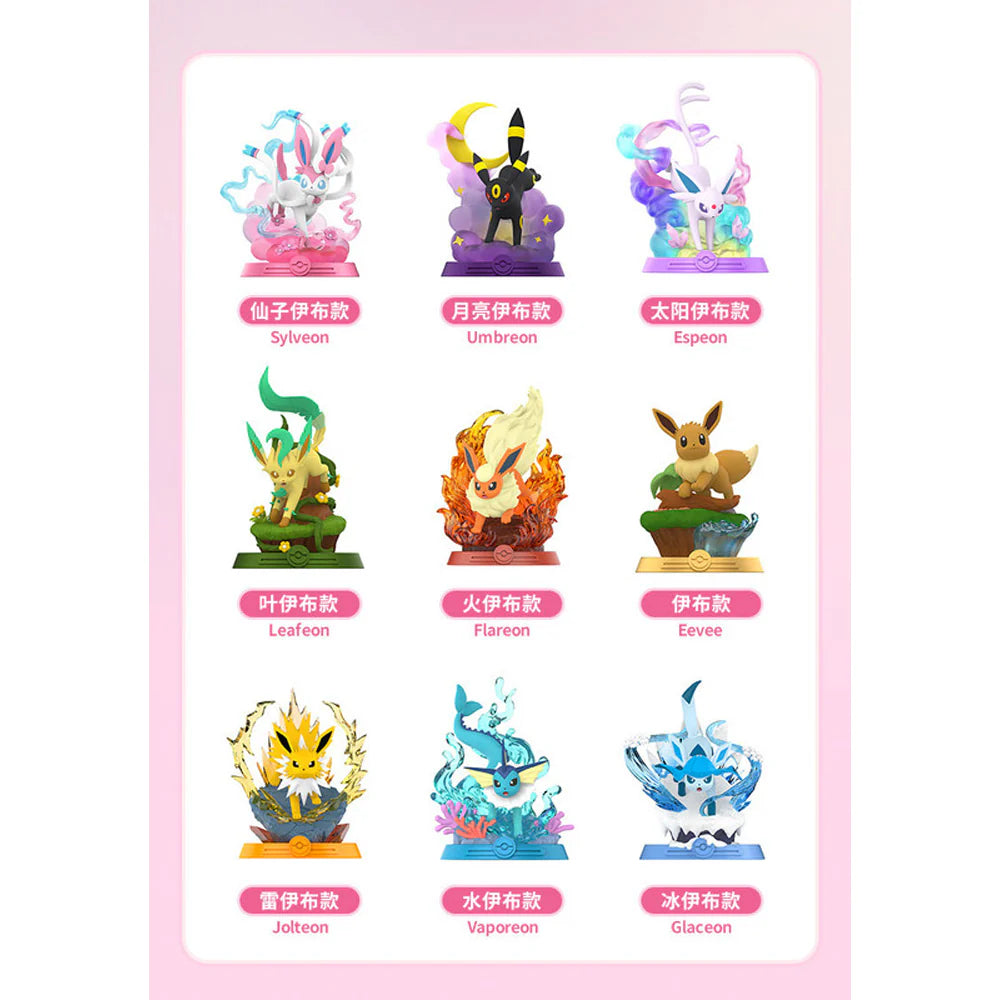 Pokémon: Figur – Evolitionen „Biome“ Diorama – 15 cm