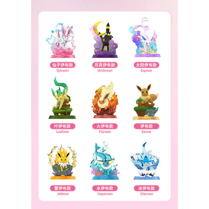 Pokémon: Figur – Evolitionen „Biome“ Diorama – 15 cm