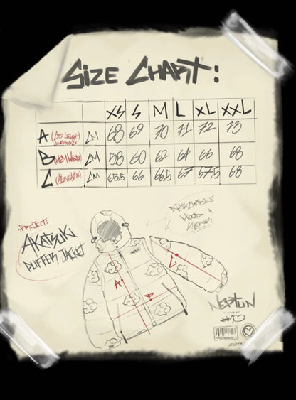 Puffer Jacket: Akatsuki White