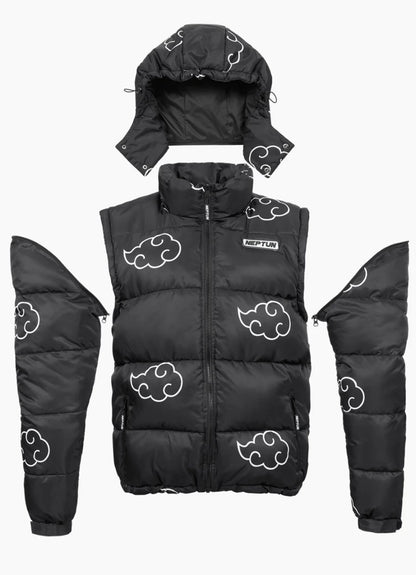 Puffer Jacket: Akatsuki White