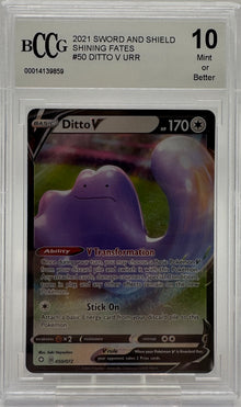 Graded Card: Ditto V #050 (2021) - BCCG 10 - EN
