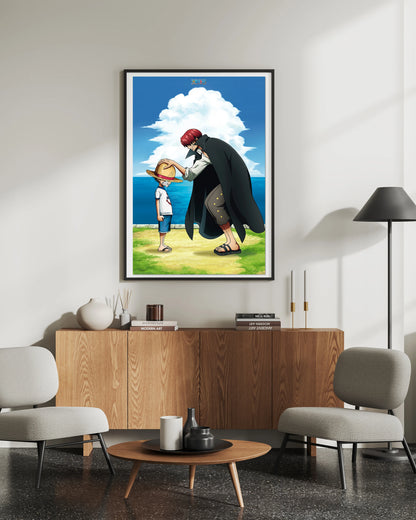 One Piece: Poster – Shanks & Luffy – 91,5 × 61 cm