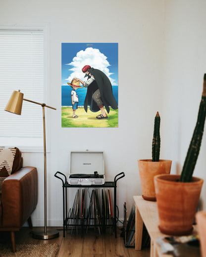 One Piece: Poster – Shanks & Luffy – 91,5 × 61 cm
