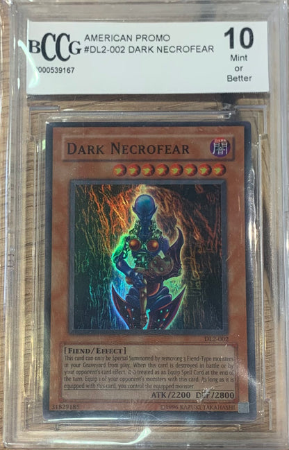 Graded Card: Dark Nekrofear #DL2-002 (American Promo) - BCCG 10 - ENG