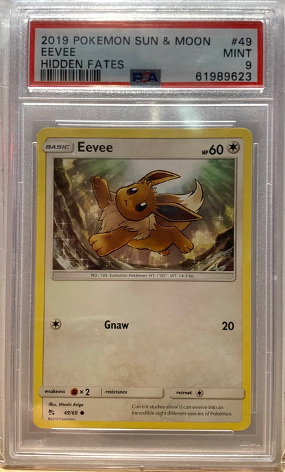 Graded Card: Eeevee #49 (2019) - PSA 9 - JPN