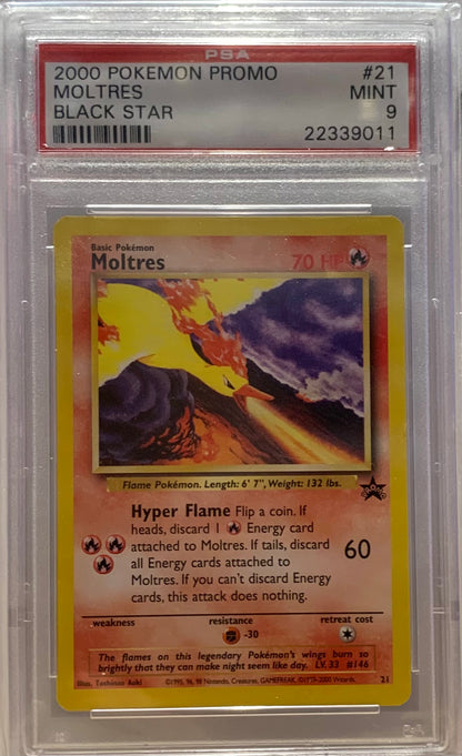 Graded Card: Moltres #21 (2000) - PSA 9 - EN