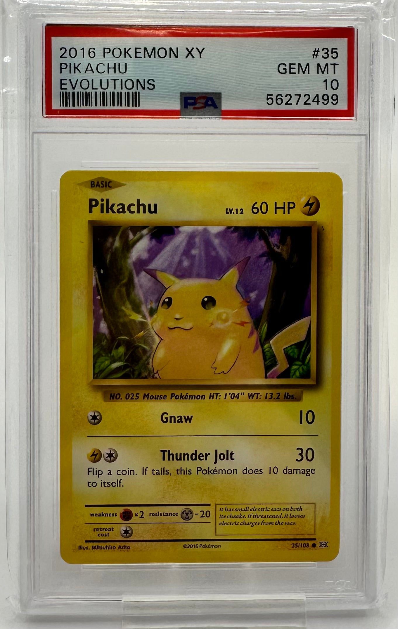 Graded Card: Pikachu #35 (2016) - PSA 10 - EN