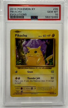 Graded Card: Pikachu #35 (2016) - PSA 10 - EN